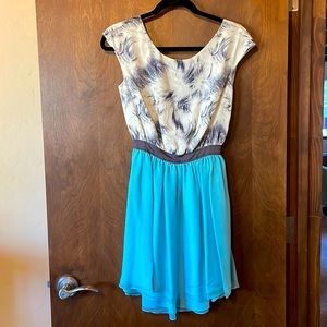 NWT Stella & Jamie mini dress. Size S. Silk. Lined.